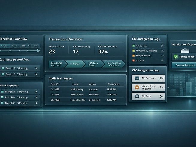 Bank Currency Chest Workflows